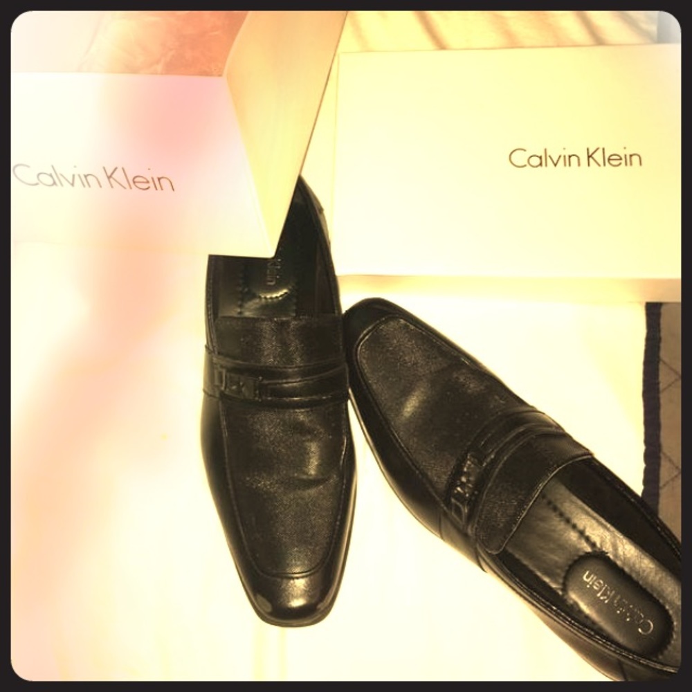 Calvin klein diamond leather dress shoes